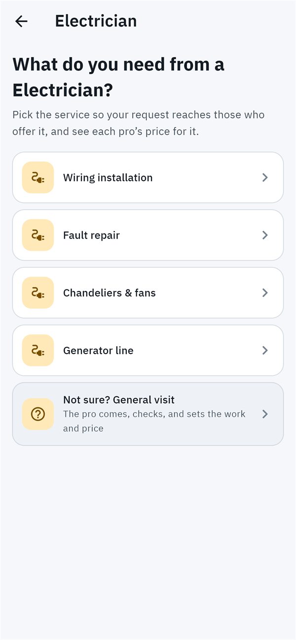 Electrician services